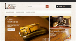 Desktop Screenshot of laceinturesellier.com