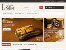 Tablet Screenshot of laceinturesellier.com